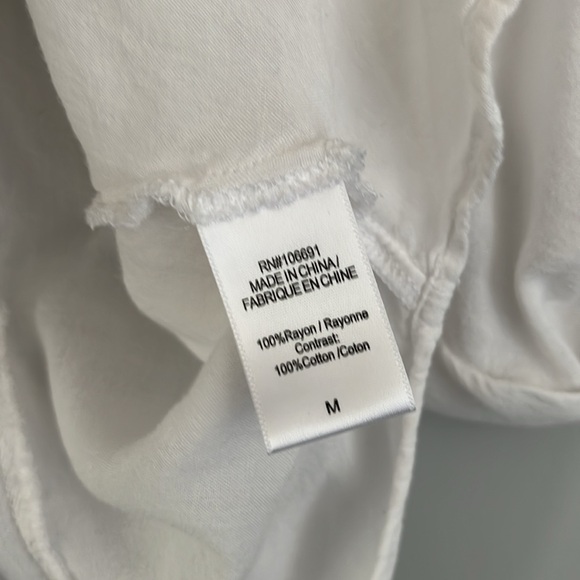 Young Fabulous & Broke White Eyelet Blouse - Picture 4 of 4